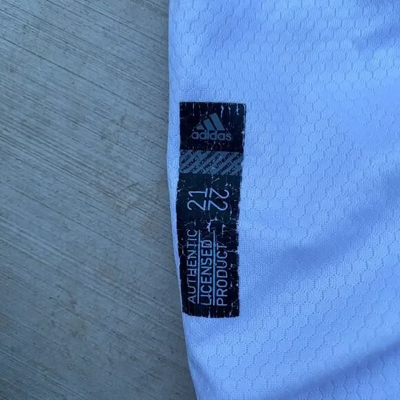 Red Bull New York Adidas Jersey White Red AEROREADY Men’s Medium #15 R. Lobera - Picture 8 of 8